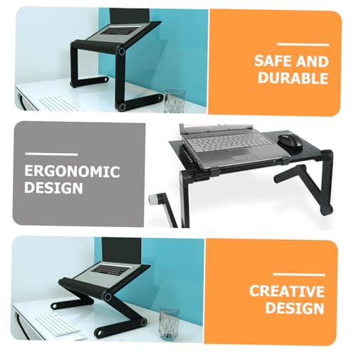 Bureau de lit ergonomique UKCOCO avec surface ventilée pour PC - 4