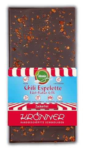 Krönner Stevia-Schokolade Chili Espelette