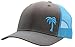 Lindo Trucker Hat - Palm Tree Series - by (Graphite/Aqua)
