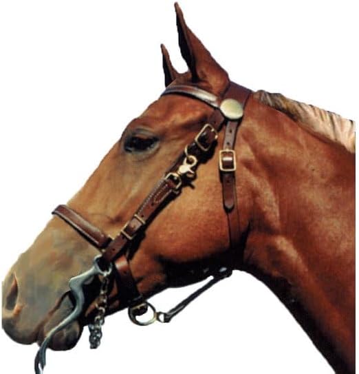 English Bridle Cowhide Genuine Leather Headstall Reins Horse Crossover Crossunder Raised Fancy Stitched Laced All Purpose Jumping Dressage Rubber Crystal Padded Adjustable Browband Full-Cob,M80
