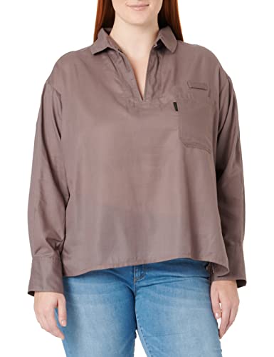 G-Star Raw Bowling Poloshirt, Camisas Para Mujer, Púrpura Dk Taupe Fungi D22152-C936-4751 , Xxs