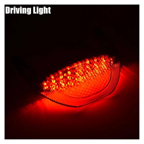 Luz trasera para Honda CBR600RR 2007-2012 roja con intermitentes 5