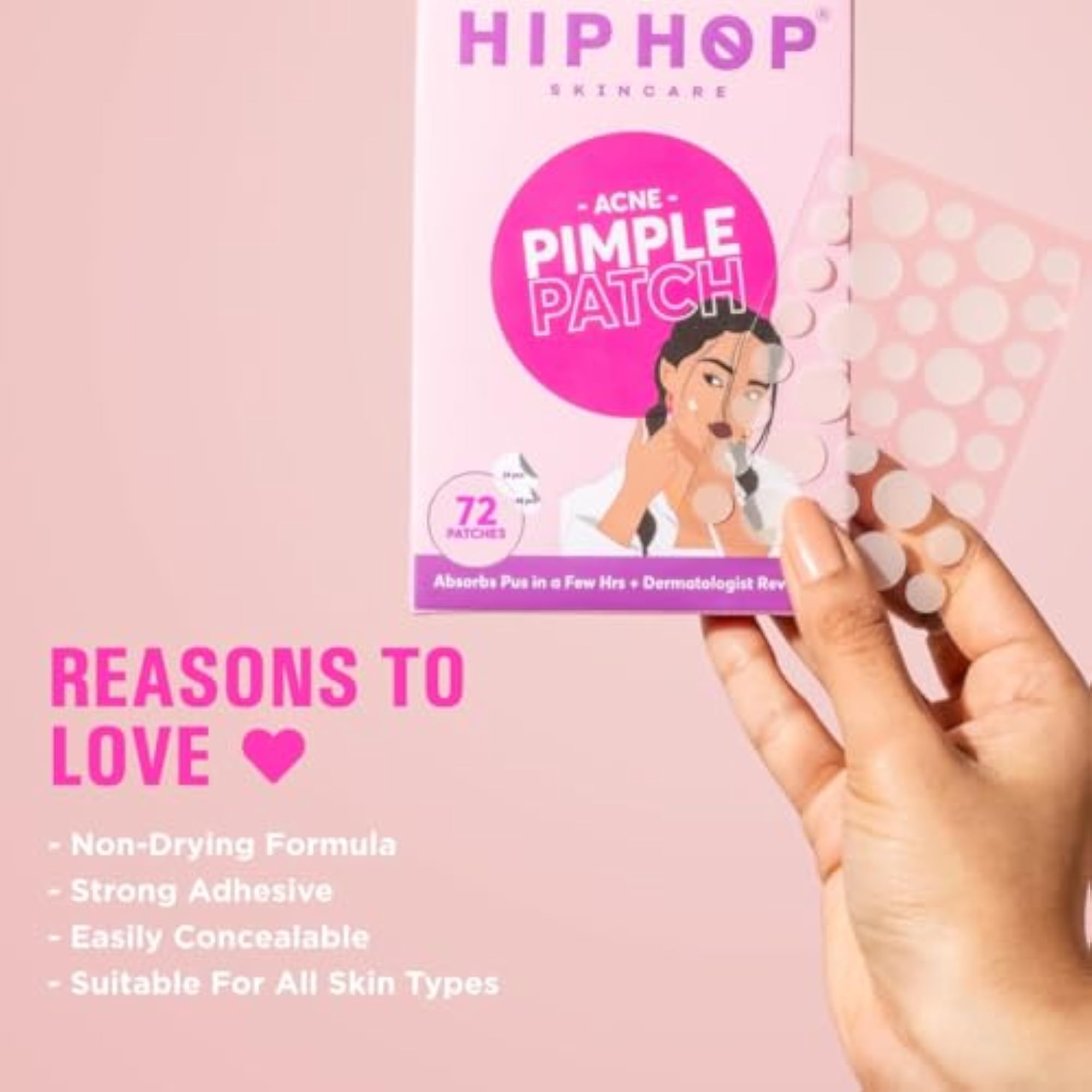 Charcoal Nose Strips + Acne Patch Combo, Pore Care