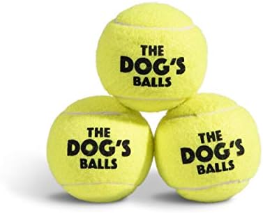 The Big Dog’s Balls Large Dog Tennis Balls 3-Pack Yellow Floats i...