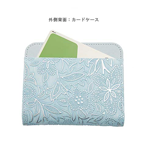 ARUKAN アルカン クレア 1411674 レザーパールフラワー 二つ折り札入れ Amazon.co.jp: ARUKAN アルカン クレア 1411674 レザーパールフラワー