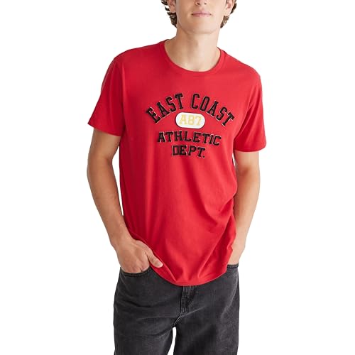 East Coast Athletic Department Graphic Tee, Scarlet SAGE, XXL