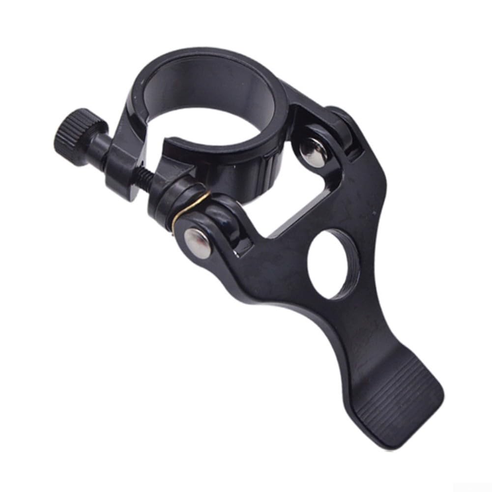 Caswynlife Electric Bicycle Seat Post Lock Folding Bike Seatpost Clamp, 40mm 40.8mm Wear Resistant Alloy Quick Release, Anti Slip Hollow Buckle for Tool Free Adjustment(40.8mm black)