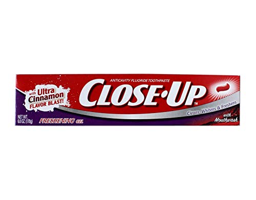 Close-Up Toothpaste, Refreshing Red Gel, Anticavity Fluoride, Cinnamon, 6 Ounce (Pack Of 6) #TOP7