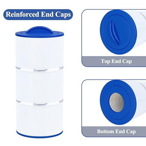 Cryspool® 08010 Filter Compatible with Caldera Utopia 73722,1039607, C-8399, PCD100W, FC-3965, 100 Sq. Ft Spa Filter Cartridge, 1 Pack by Cryspool - Used condition - Image 4