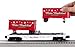 Lionel Winter Wonderland O Gauge Model Train Flatcar with Two Piggyback Trailers