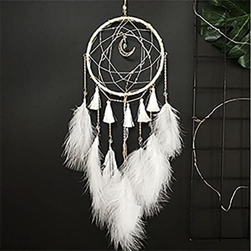 YRVCT Dream Catcher Decorative Mobiles Handmade White Dream Catchers for Home Decor Kids Bedroom Wall Hanging Decorations Ornaments Craft