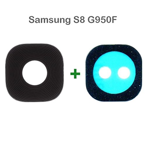 FLEXIPHONE per Samsung Galaxy S8 G950 Lente Vetro di qualità Originale in Vetro della Fotocamera Posteriore con Adesivo Double Face