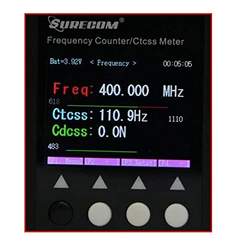 Surecom Sf401 Plus 27Mhz-3000Mhz Radio Portable Frequency Counter Meter With Ctccss Dcs Decoder #TOP5
