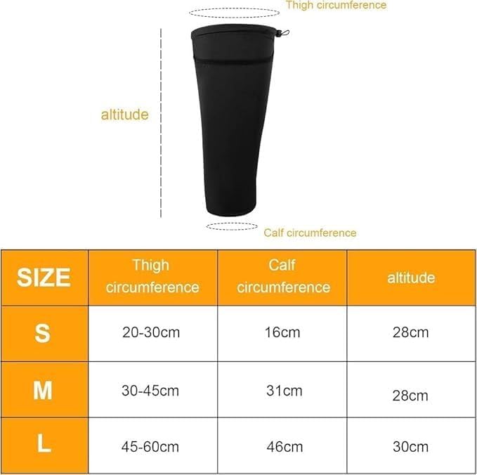 Catheter Leg Bag Holder,Polyester Fabric Catheter Sleeves Urine Leg Bag Holder,Urinary Drainage Bag Stay in Place,L