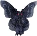 Gothic Mothman Plushie Doll with Bright Red Eyes,Bambola di peluche ripiena di falena diabolica attraente in stile medievale, bambola di peluche ripiena per la decorazione domestica Regalo