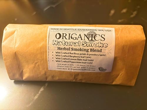 Natural Smoke (1.25OZ/35g, Loose-Leaf) Herbal Smoking Blend | 70 Servings