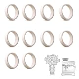 10 Stück filzscheibe Kompatibel mit Sage/Breville Espresso Kaffeemühlen,25mm x 20mm x5mm Machine Grinders Washer Replacement,für BES870 BES878 BES880 BES980 BES990 BCG600 BCG820
