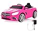 Produktbild JAMARA 460440 - Ride-on Mercedes-Benz SL 400 12V - 2 Leistungsstarke Antriebsmotoren und Akku für Lange Fahrzeit, Micro-SD-Slot, AUX-/USB-Anschluss, LED-Scheinwerfer, Ultra-Grip Gummiring, pink