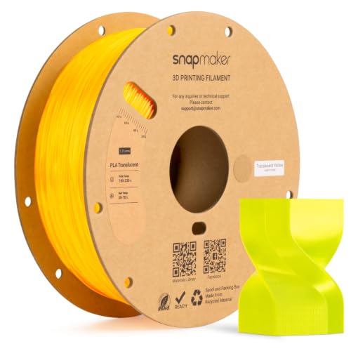 Image of Snapmaker PLA Translucent Filament 1.75mm, 3D Printer Filament 1kg(2.2lbs)