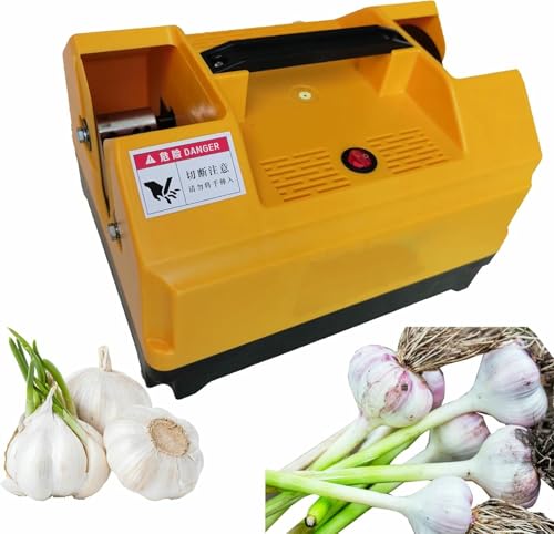 Cortadora eléctrica doble para tallos de ajo 380x240x195mm