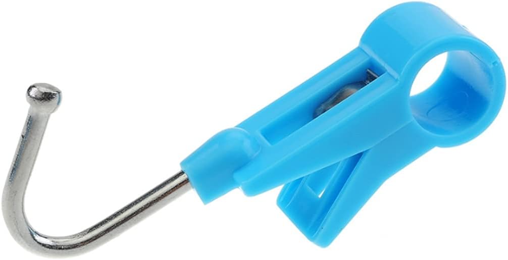 12/Set of Windproof Clothespins, Tea Towels, Hooks and Loops, Towels, Clothespins, Household Kitchen and Bathroom Clamps (Color : Blue)