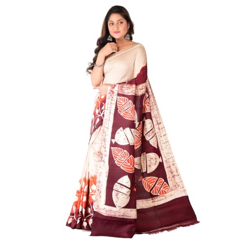3stones pure silk saree in pure silk – image 3