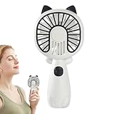 Adorable et fonctionnel : avec son design mignon de dessin animé et compact de 6,2 pouces construit ce fan fournit les deux breloques et le confort dans des sacs purses ou des sacs à dos pour rapidement des sorties estivales ou des routines quotidiennes