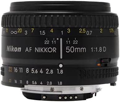 Nikon AF FX NIKKOR 50mm f/1.8D Lens for Nikon DSLR Cameras
