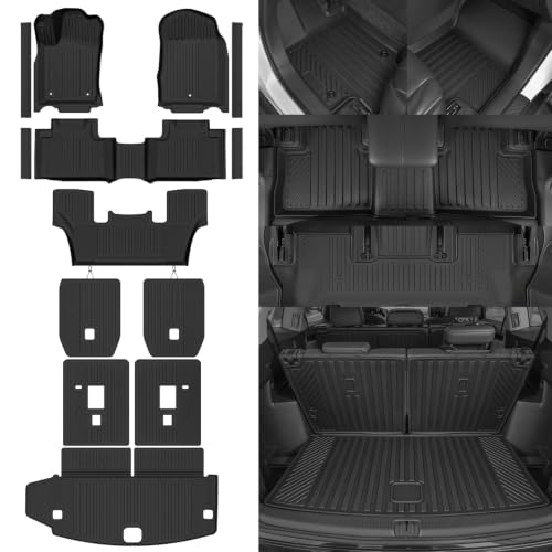 NQOQN Custom Fit Floor Mats for 2011-2012 Dodge Durango 6 Seats/Bucket Seat