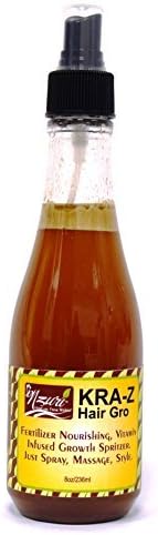 Nzuri Kra-z Hair Gro Fertilizer Nourishing, Vitamin Infused Growth Spritzer 8oz by Nzuri