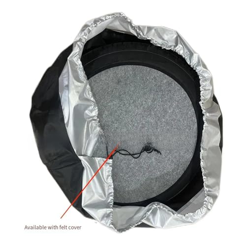 Sknrlko 4-Teilige Reifenabdeckungsmatte, Staubdichte Matte, die im Täglichen Leben Kostengünstig Ist.