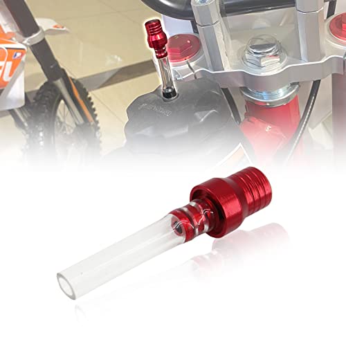 5Pcs Fuel Tank Cap Vent Tube Gas Breather Valve For Kx Klx Wr Xt Crf Xr Rmz Yz Exc Sx Taotao Hawk Coolster Apollo 50Cc 85Cc 110Cc 125Cc 250Cc Dirt Bike Atv Quad Pit Bike Polarbear(Red) #TOP2