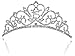 SAMKY Birthday Party Crystal Tiara Crown - 15th Fifteenth Fifteen Quinceanera T1275