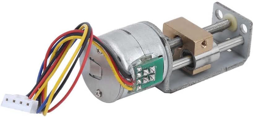 09/20 Stepper Motor 20mm 2 Phase 4 Wire System Mini Linear Lead Screw Nut Slider Moving Push Motors