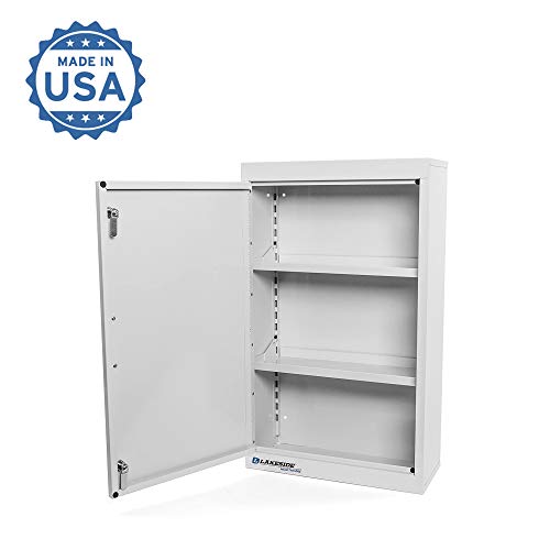 Lakeside Manufacturing Lnc-2 Narcotic Cabinet, W X L X H, 8" X 18" X 15 ", Beige #TOP1