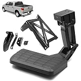 Bed Step Compatible with Toyota Tundra 2014 2015 2016 2017 2018 2019 2020 2021 Folding Truck Step Bu