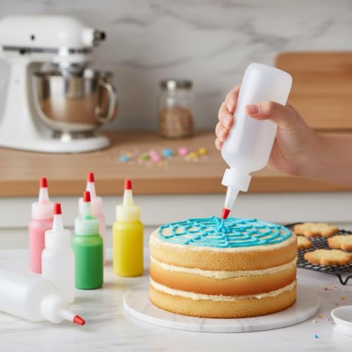 Bouteilles à presser souples PEBD lot de 30 flacons verseurs de précision - 6