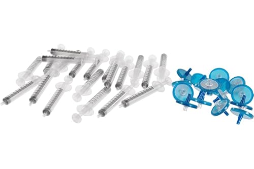 tCheck Syringe & Filter Refill Set – Optimized for tCheck Portable Potency Tester - Achieve Superior Testing Accuracy - 30x .22um Filters, 30x 1mL Syringes, & 1x 10mL Syringe