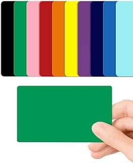 CKB LTD - Tarjetas de plástico de PVC, color verde, paquete de 100 unidades, 760 micras, tamaño estándar CR80, tarjeta de crédito, 86 x 54 mm, imprimibles, ideales para sobreimpresión en cualquier