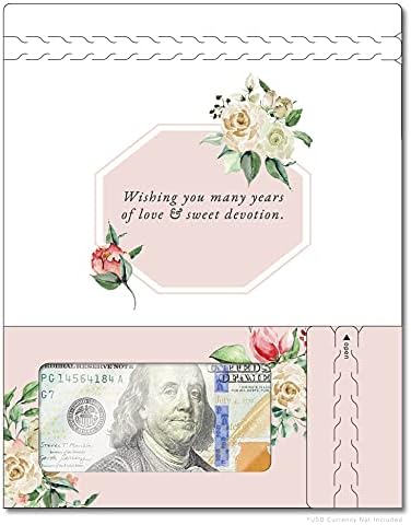 ZipGifts Wedding Card | Zip-Open Money Holder w/Clear Plastic Window for Cash, Check, & Gift Card (Cheers to Mr & Mrs)