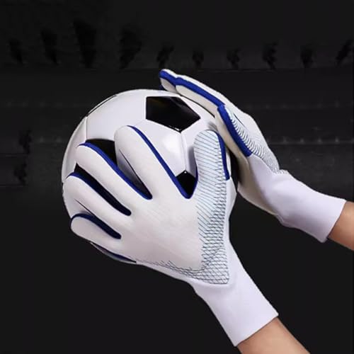 XSQD Breathable Goalkeeper Glove, Junior Kids Football Gloves With Thick, Latex Anti Slip Latex, Adult Football Gloves - Image 3