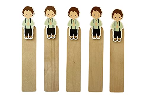 LA LLUNA ALWAYS CREATING Marcapáginas recordatorio Niño Primera Comunión Adri. Pack de 5 Unidades Cover