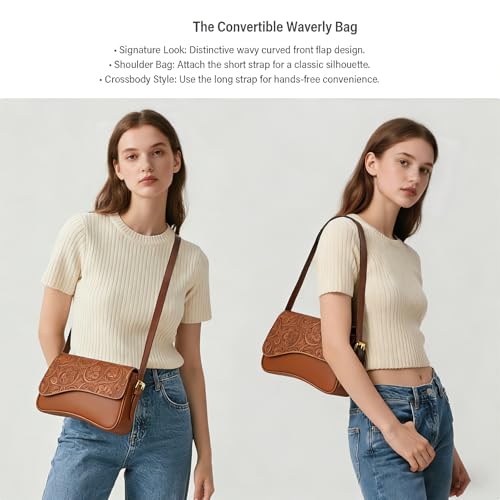Image of Amszke Shoulder Bag for Women Y2K Crossbody Purse PU Leather Underarm Handbag 2 Adjustable Strap for Daily Commute Travel