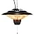 VEVOR Hanging Patio Heater, 1500W Outdoor/Indoor Electric Space Infrared Heater, IP34 Protection Ceiling Heater with 23.6 inch Pull Cord & 20 inch Adjustable Chain, for Porch,Patio,Dining Room,Studio