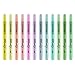 WRITECH Retractable Highlighters Assorted Colors: Chisel Tip Click Aesthetic Highlighter Marker Pens Pack Multi Colored Ink No Bleed Smear for Highlighting Journaling (12ct Neutral)