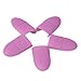 Wearable Nail Soakers Pad Holder, UV Gel Polish Remover Caps Tips, Acrylic Off or Nail Art Removal Tools. 10 Pieces Fingers, Reusable Silicone, PURPLE