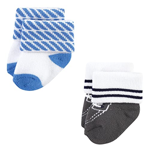 Image of Hudson Baby Baby 8-pack Cotton Rich Newborn and Terry Socks
