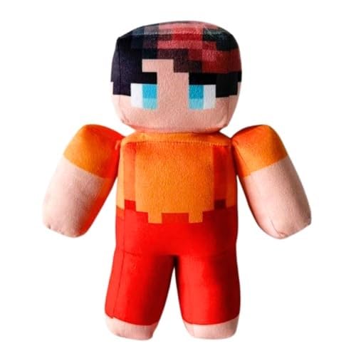 RDCIRP Milo and Chip Plush Toys, Cute Stuffed Plushie Doll for Game Fans Collectible Gifts for Boys Girls Adults(orange)