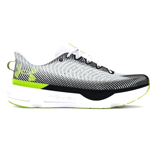 UA Infinite Pro White/Black/High Vis Yellow 26.0