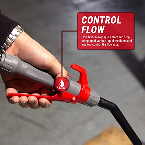 Tera Pump Electric Multipurpose Gas Transfer Pump With Quick Stop Nozzle For Gas, Diesel, Def & More #TOP7